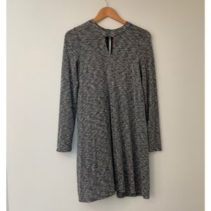 Heather grey long sleeve dress